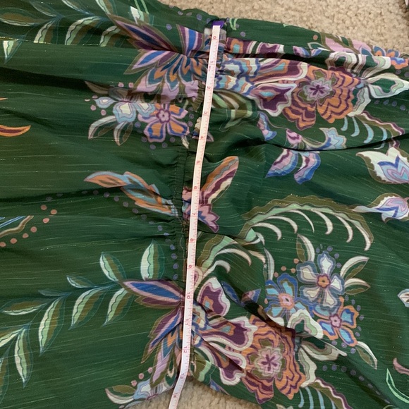 Floral Green Maxi Dress - Picture 7 of 9